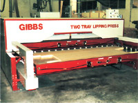 Photo of a two tray lipping press